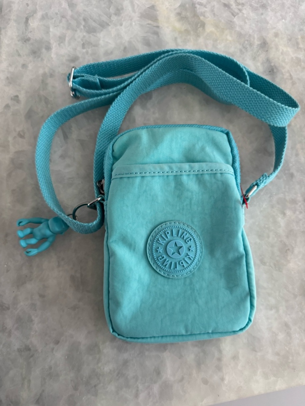 Kipling Teal Crossbody Mini Bag, Hands Free, Travel Bag